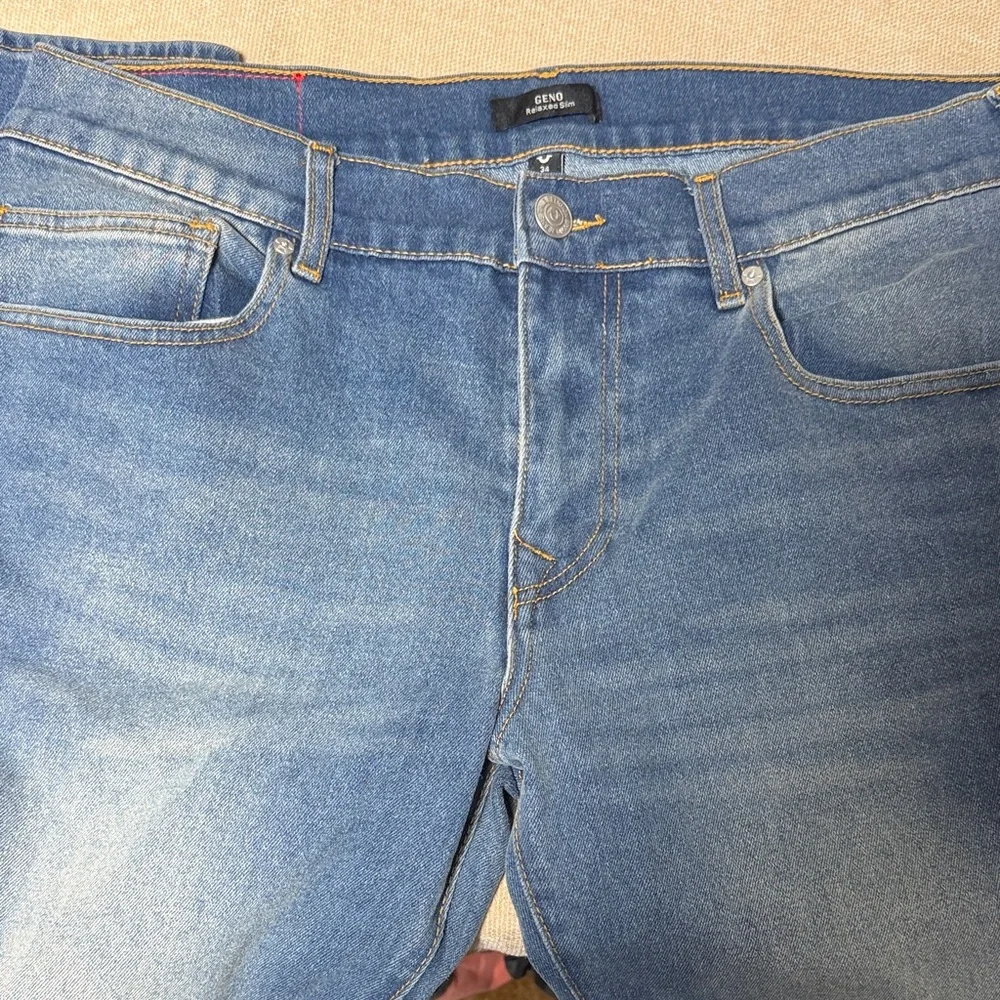 True Religion Men's Relaxed Blue Jeans